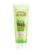 Lever Ayush Oil Clear Aloe Vera Face Wash, 80g for Clean, Fresh Skin